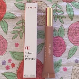 NIB Clarins Paris Velvet Lip Perfector Velvet Nude